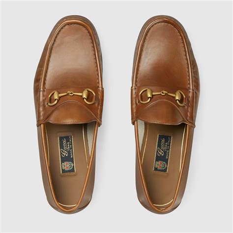 gucci loafers brown